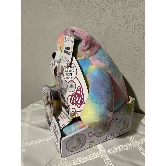 BELLY DOODLES PLUSH BEAR DRAW ON BELLY WITH INCLUDED LED LIGHT PEN AGES 3+ - Picture 4 of 5